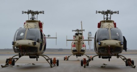 Nuevos helicpteros Bell 407 SCOUT de la aviacin del Ejrcito Iraqu